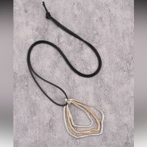 Abstract boho necklace M1516